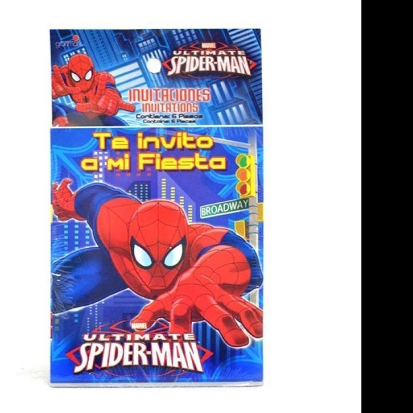 INVITACION SSUAJE SPIDERMAN GRANMARK SS. PAQ.C6 E.24